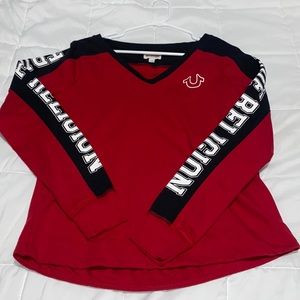 Women’s True religion long sleeve top